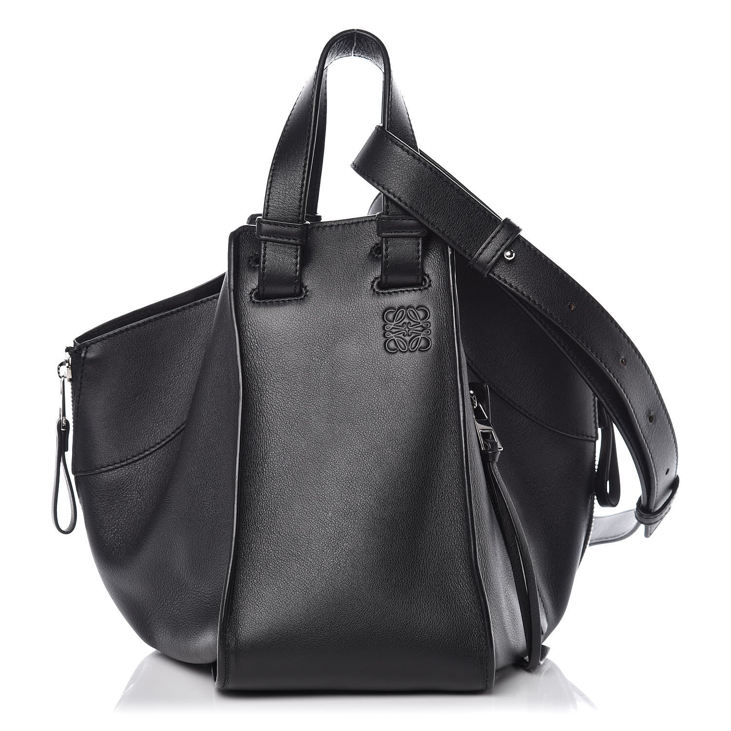 Loewe Calfskin Small Hammock Shoulder Bag Black 1 of 7