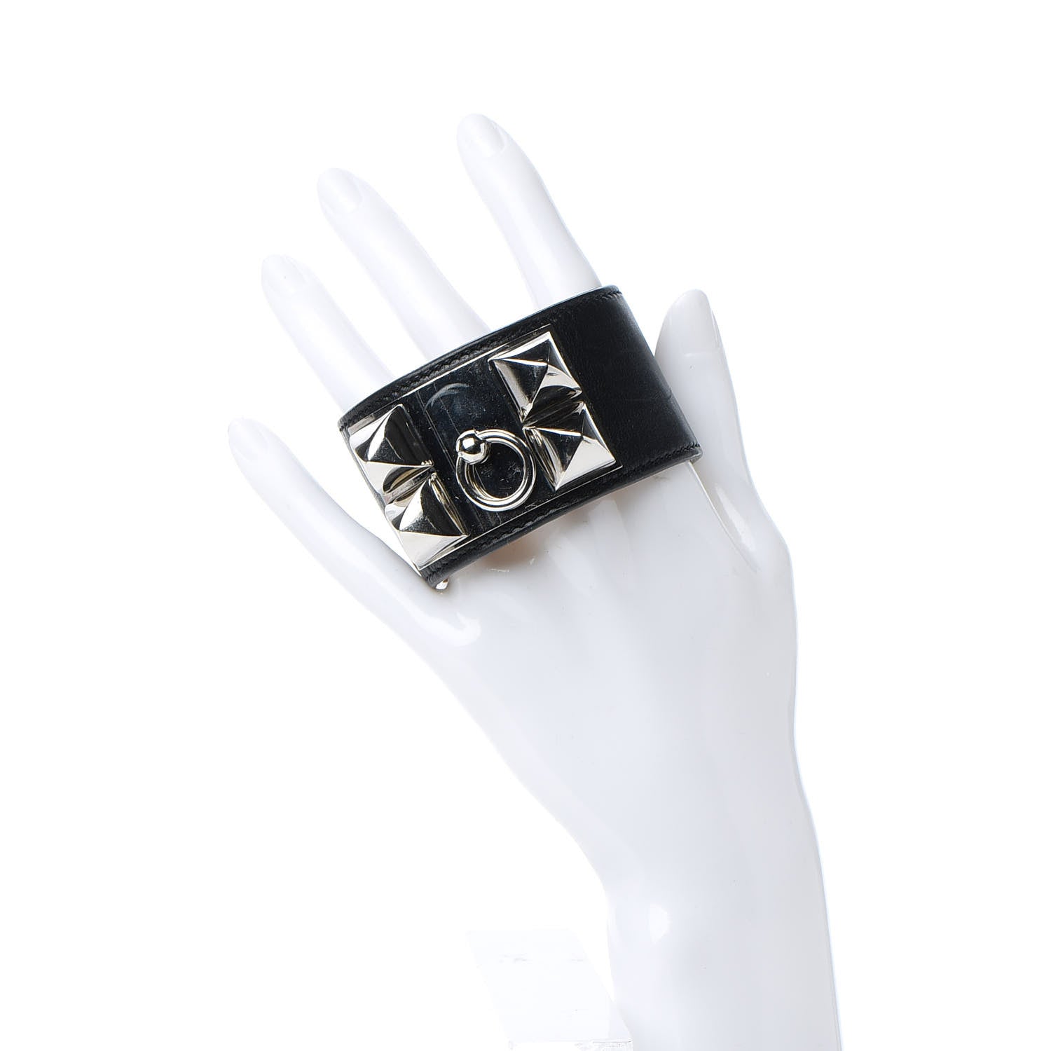 Hermes Box Collier de Chien CDC Bracelet Black 2 of 5