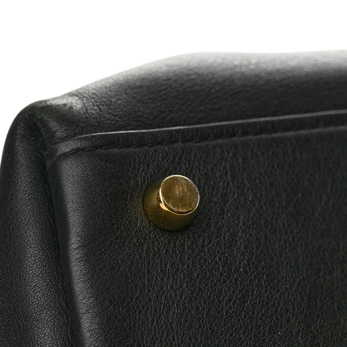 Silky Calfskin Large Andiamo Shoulder Bag Black