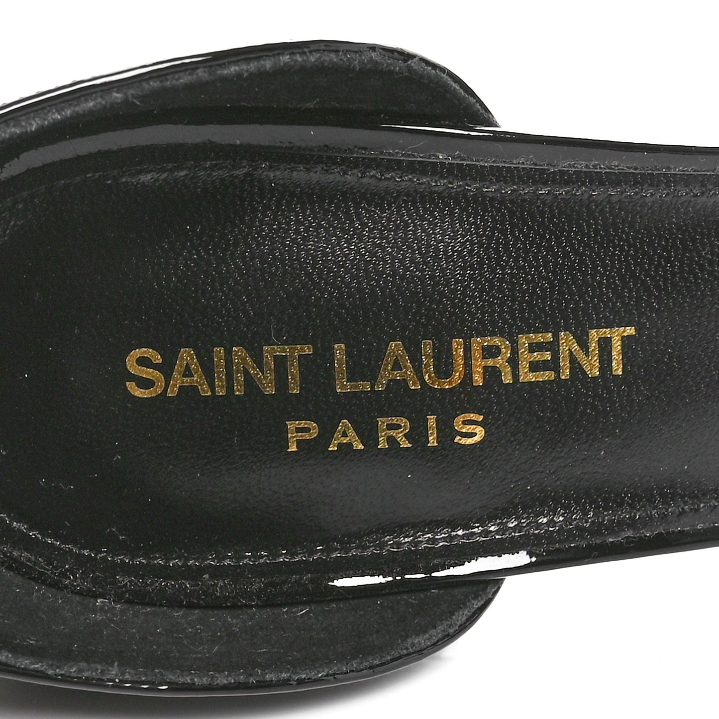 Patent Calfskin Opyum 110 39 Sandals 39 Black