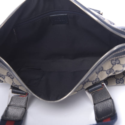 Gucci GG Monogram Web Pop Tote Navy 5 of 10