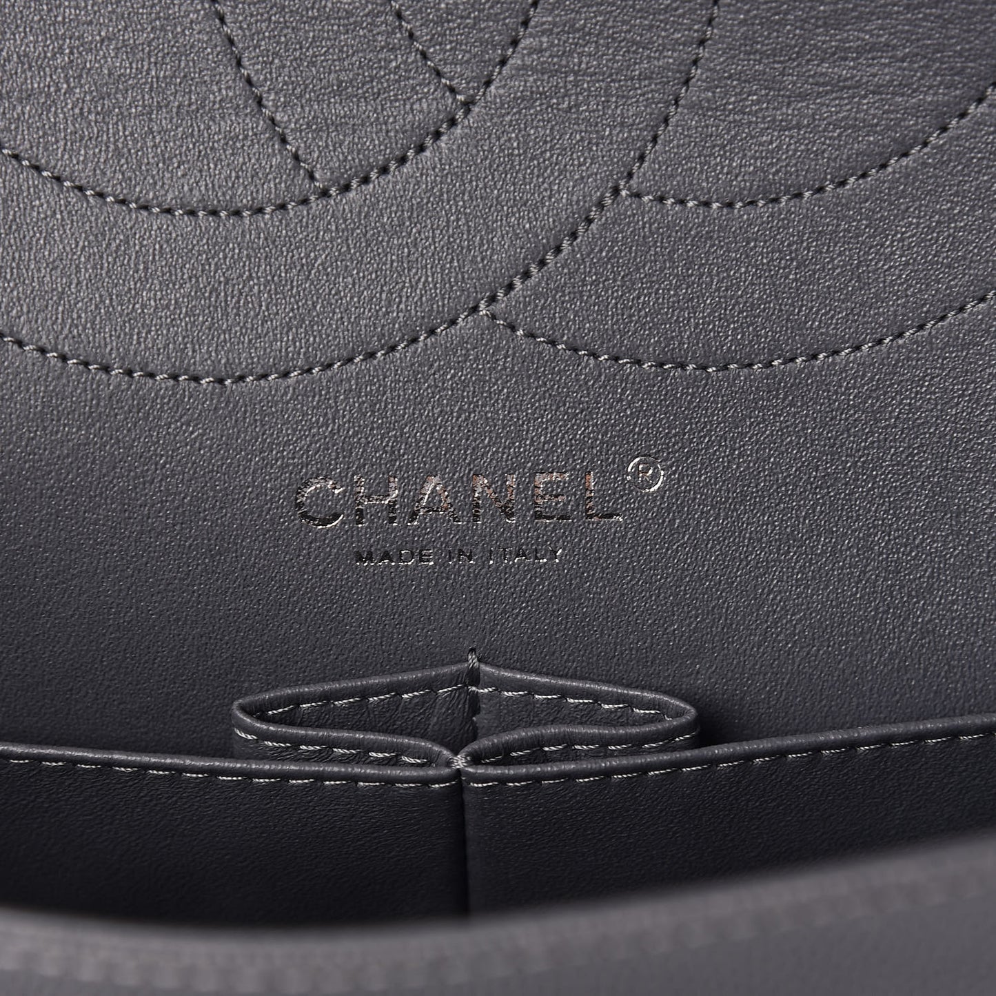 Caviar Quilted 2.55 Reissue 227 Flap Dark Grey