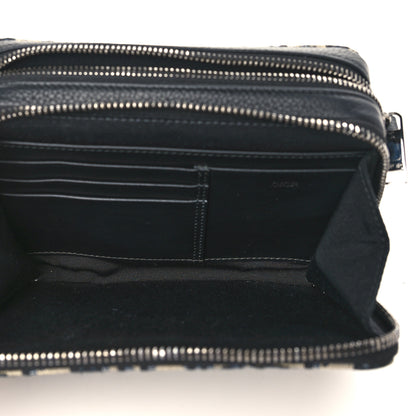 Christian Dior Oblique Pouch Navy Blue 5 of 10