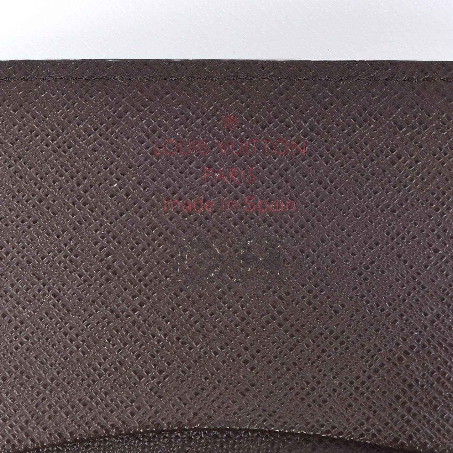 Damier Ebene Business Card Holder