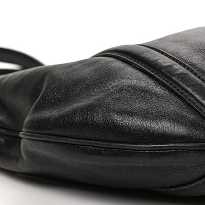 Gucci Calfskin Medium Britt Tote Black 8 of 9