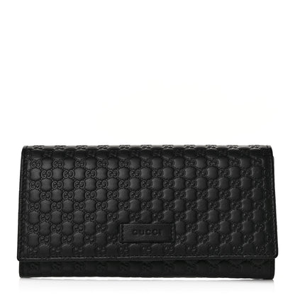 Gucci Soft Microguccissima Continental Wallet Black 1 of 9