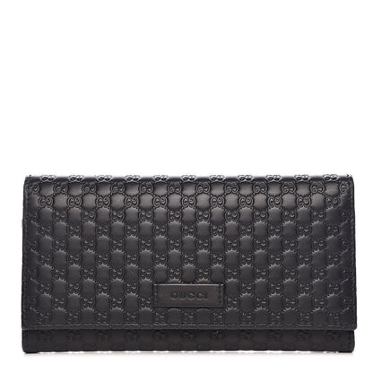 Gucci Soft Microguccissima Continental Wallet Black 1 of 11