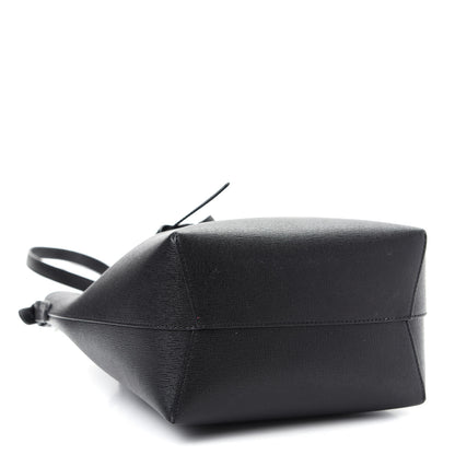 Mansur Gavriel Saffiano Mini Bucket Bag Black Flamma 4 of 10