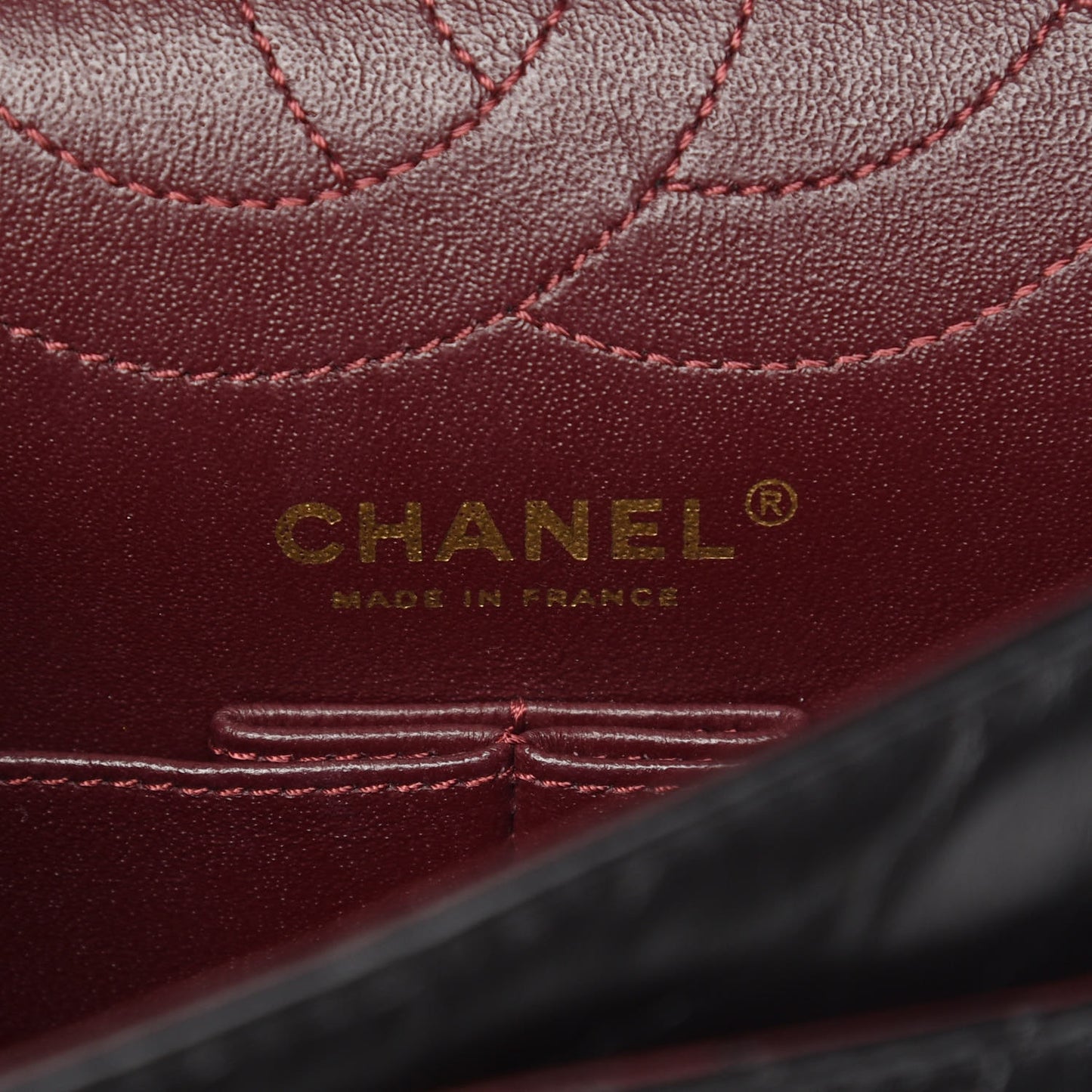 Aged Calfskin Quilted 2.55 Reissue 225 Flap Black