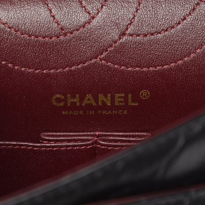 Chanel Aged Calfskin Quilted 2.55 Reissue 225 Flap Black 7 of 13