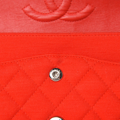 Chanel Jersey Quilted Medium Double Flap Red 13 of 13