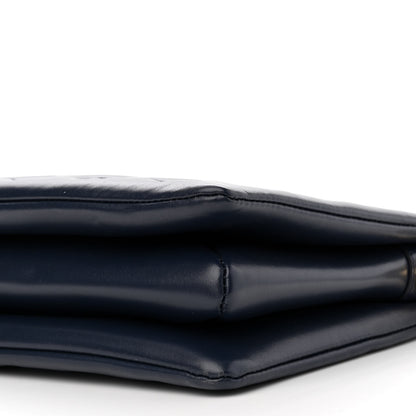 Louis Vuitton Lambskin Embossed Monogram LV Garden Coussin PM Navy 9 of 9