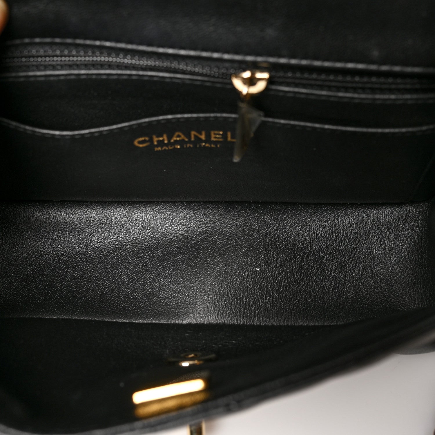 Chanel Lambskin Quilted Mini Rectangular Flap Black 4 of 9
