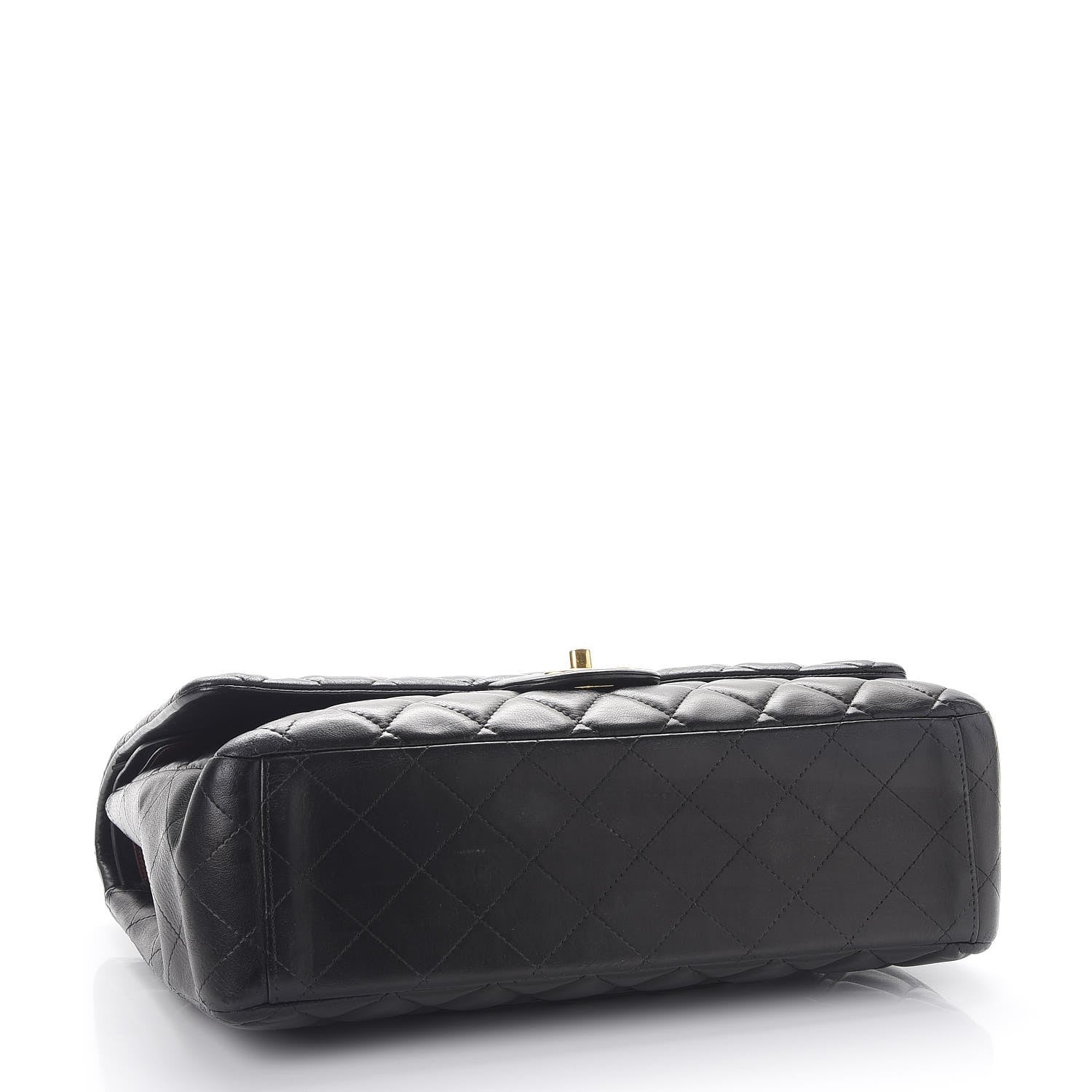 Chanel Lambskin Quilted Maxi Double Flap Black 4 of 13