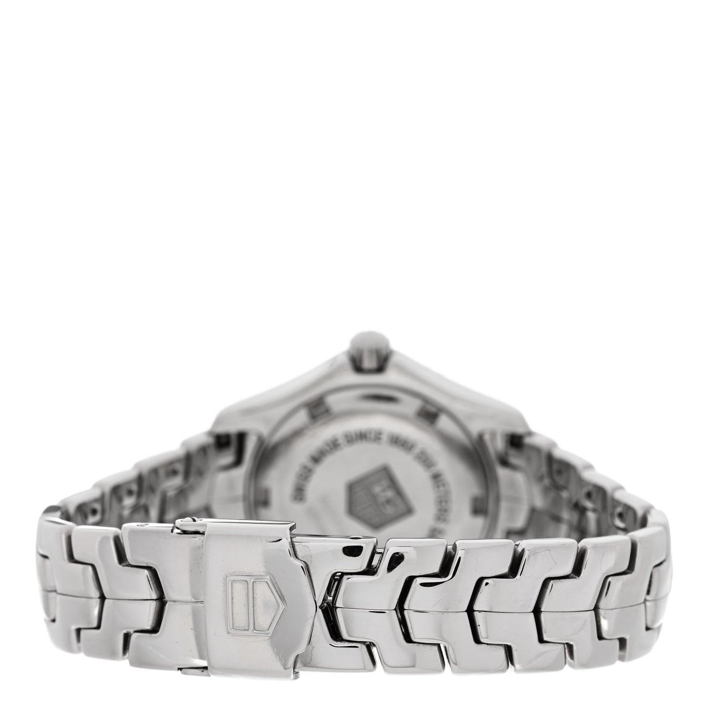 Stainless Steel Mother of Pearl 27mm Link Quartz Watch WJ1313-0