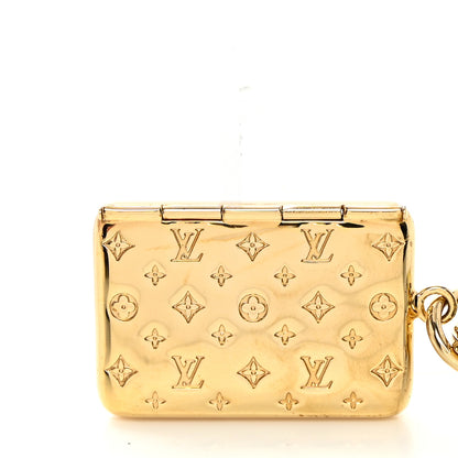 Louis Vuitton Love Note Envelope Bag Charm Key Holder Gold 6 of 6