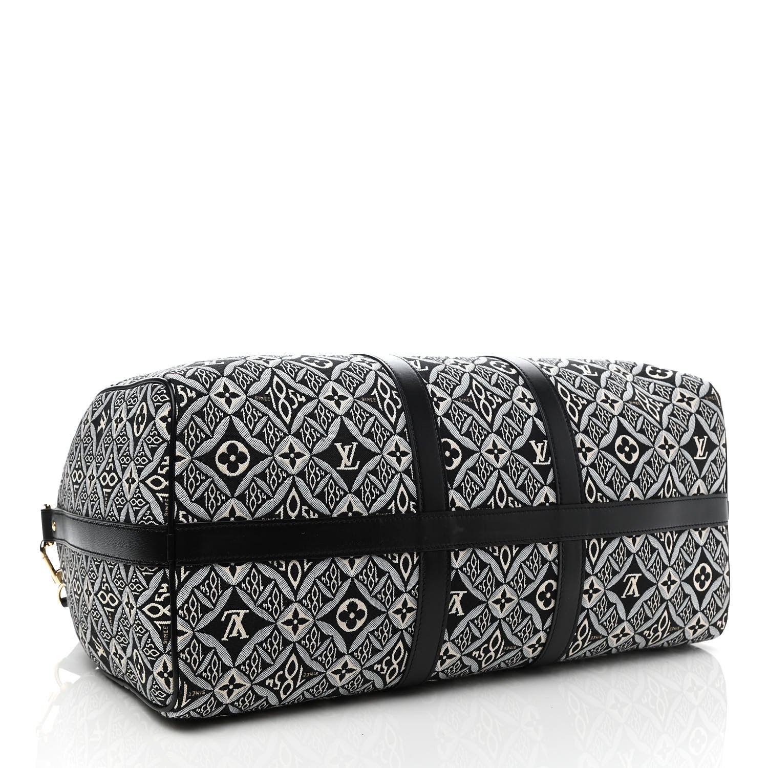 Louis Vuitton Jacquard Since 1854 Keepall Bandouliere 45 Grey 3 of 11