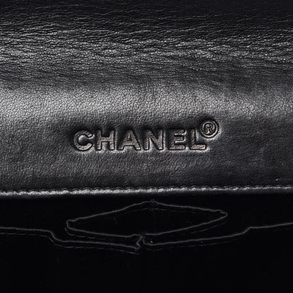 Chanel Patent Quilted East West Chocolate Bar Flap Black 6 of 8