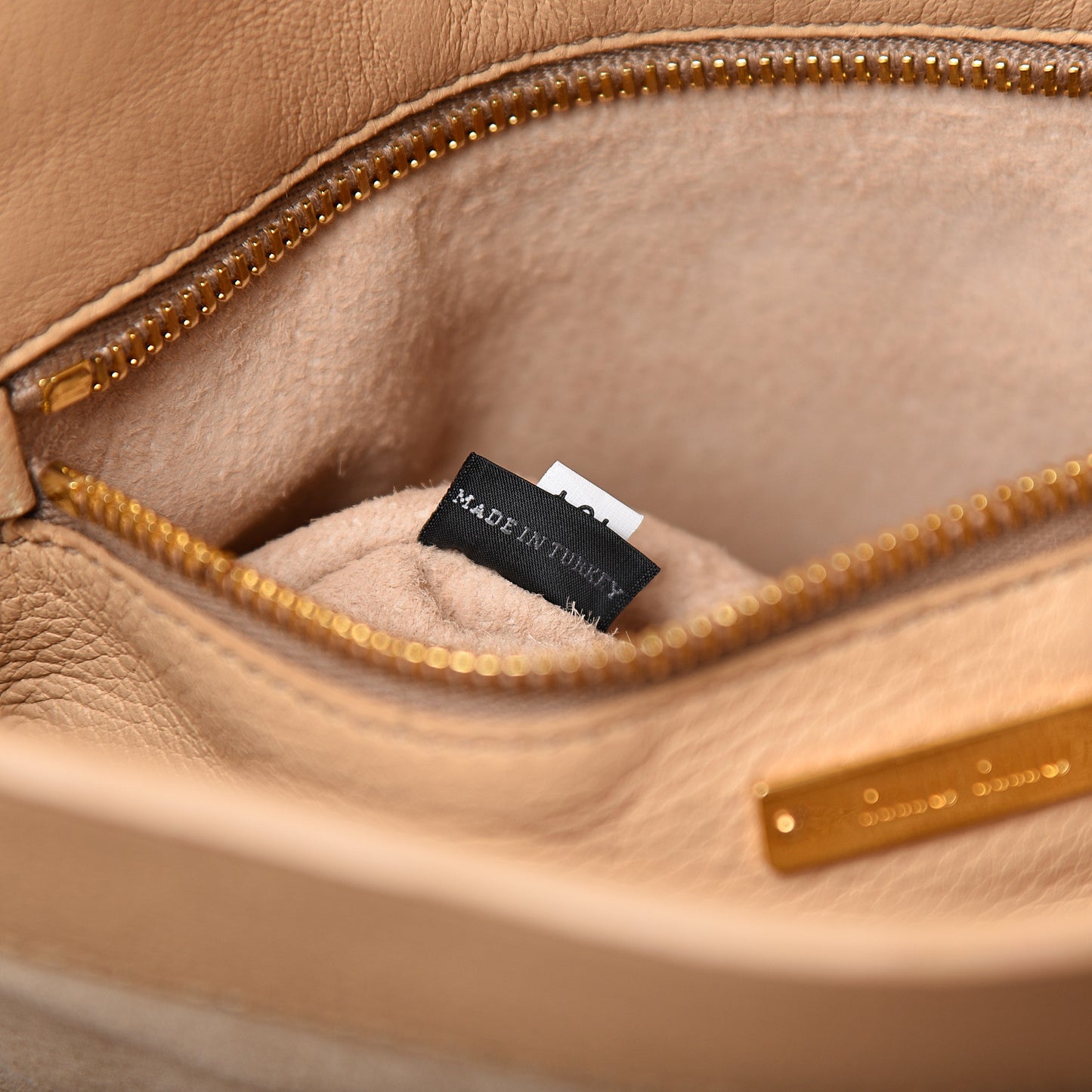 Cervo Flap Satchel Beige