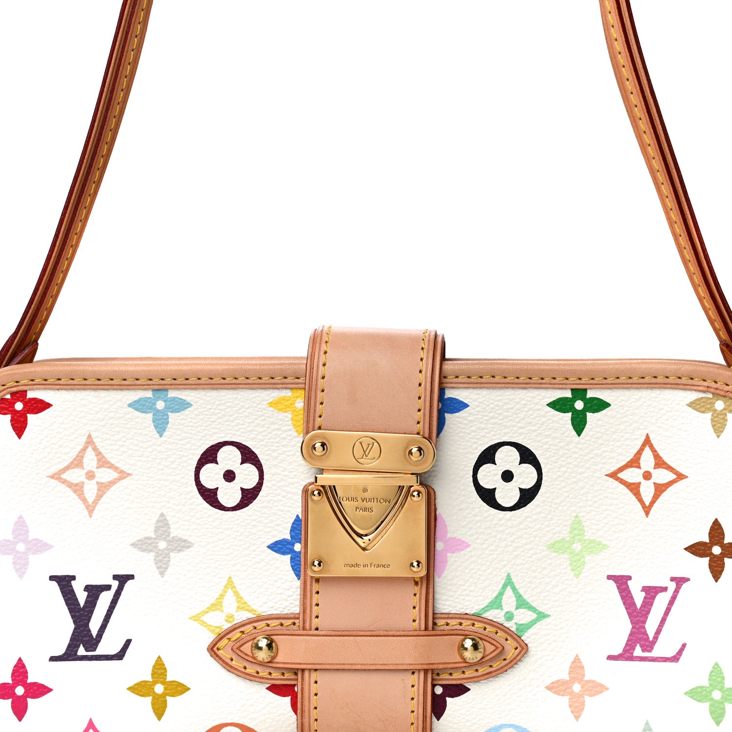 Louis Vuitton Monogram Multicolor Shirley White 7 of 15