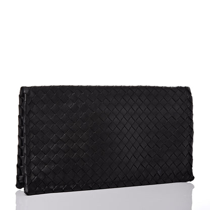 Bottega Veneta Nappa Intrecciato Turnlock Clutch Black 3 of 9