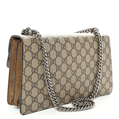 Gucci GG Supreme Monogram Small Dionysus Shoulder Bag Taupe 3 of 11