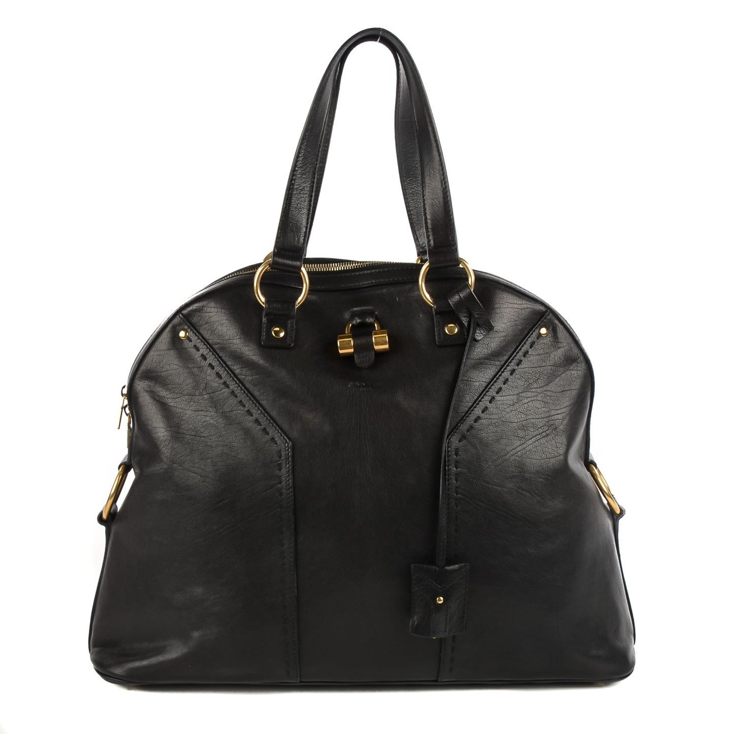 Calfskin Oversized Muse Black
