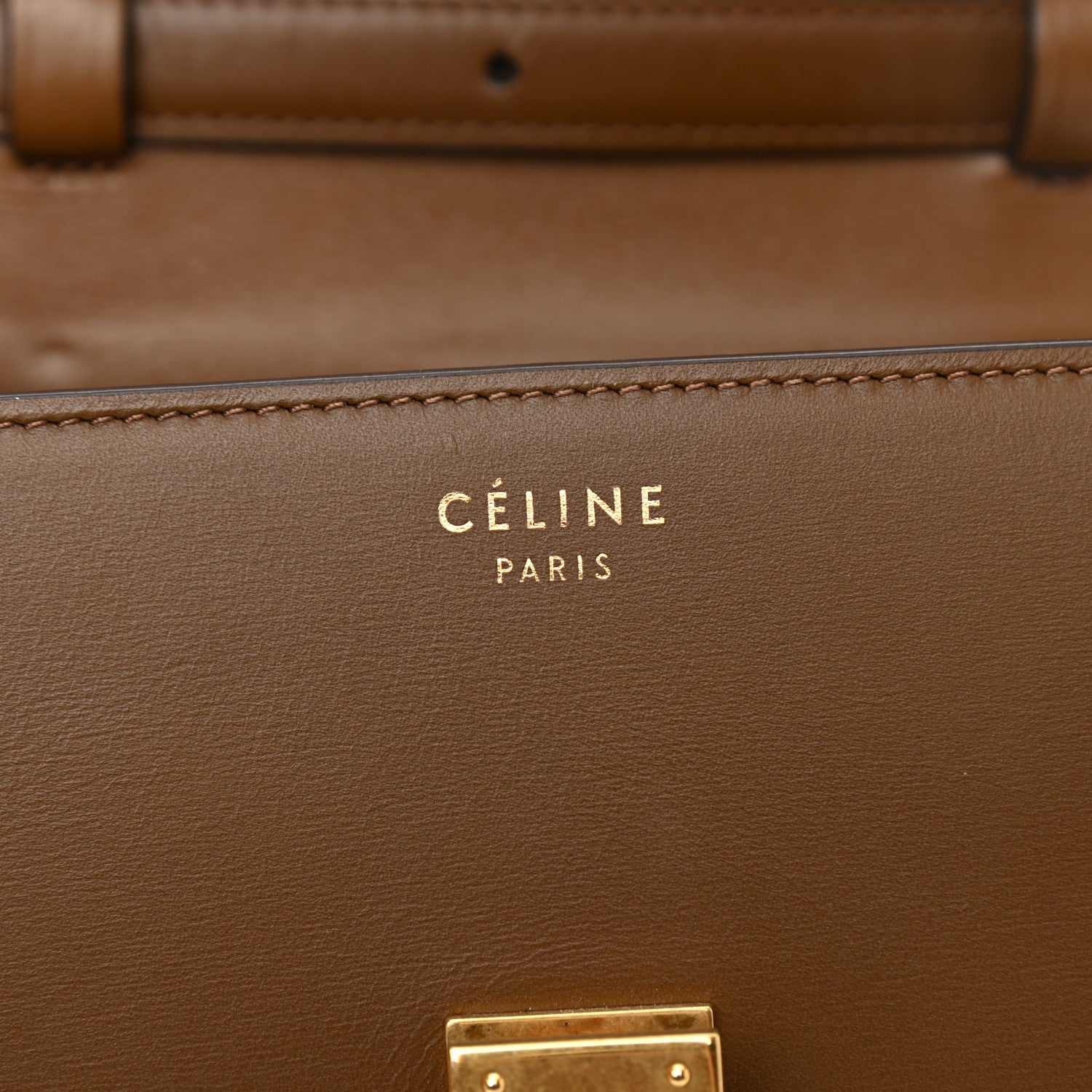 Celine Box Calfskin Small Classic Box Flap Bag Camel 5 of 10