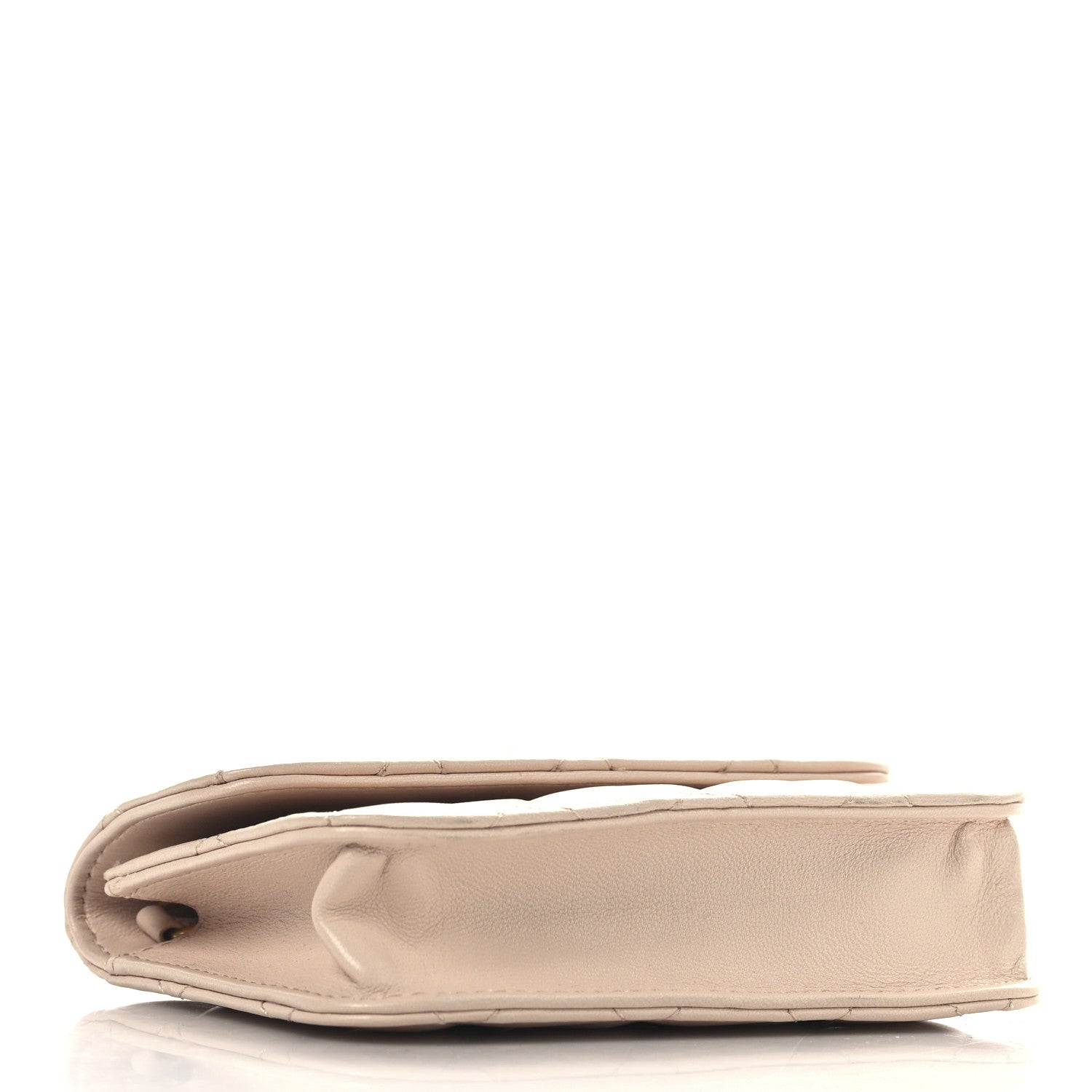 Chanel Lambskin Quilted Pearl Crush Clutch With Chain Light Pink 4 of 12
