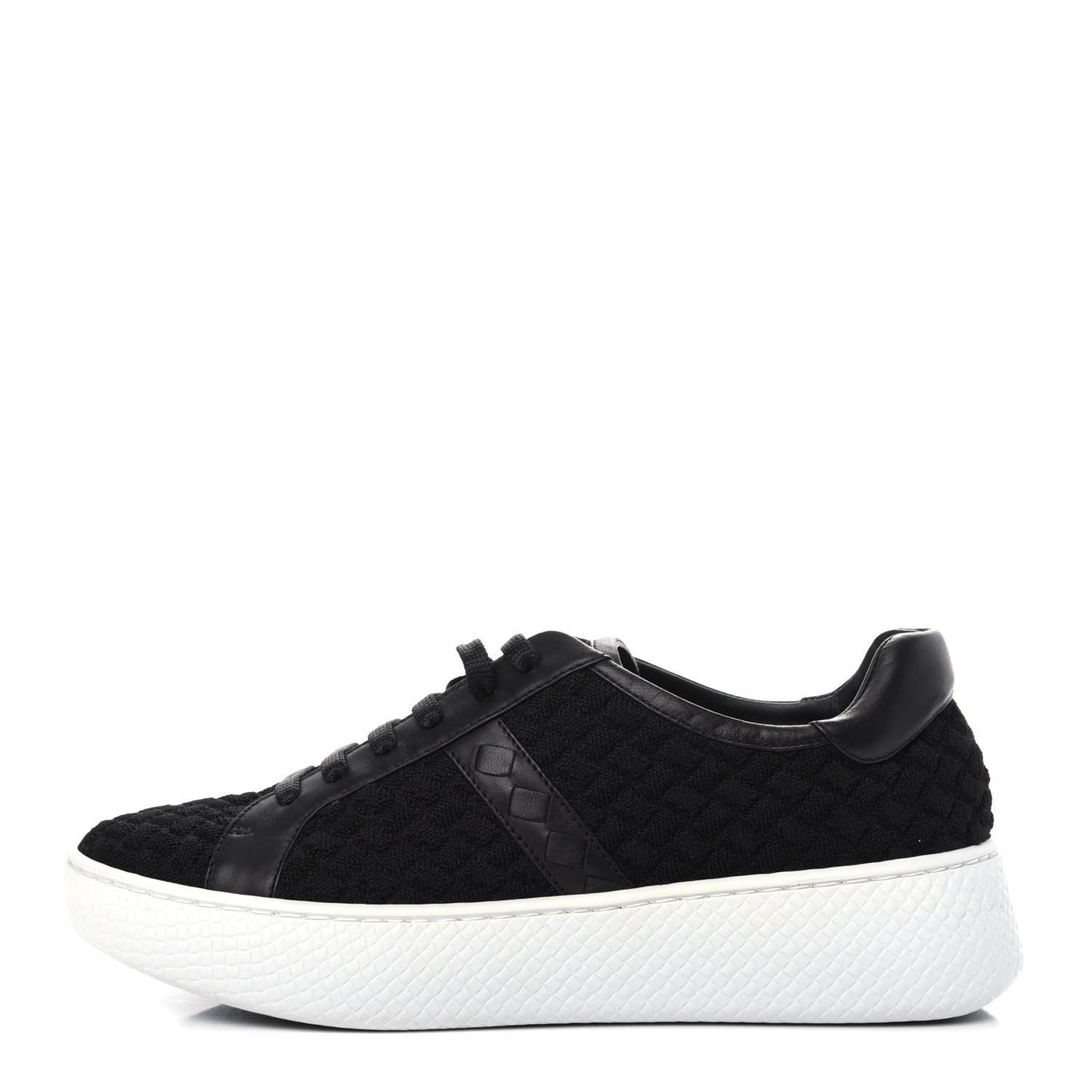 Knitted Interccio Nappa Helium Sneakers 36.5 Black
