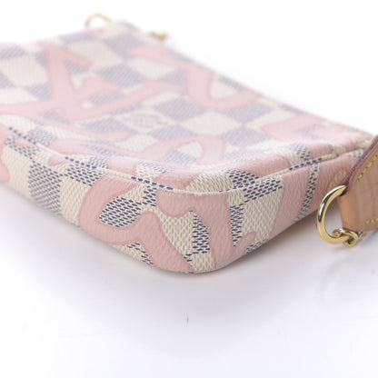 Louis Vuitton Damier Azur Tahitienne Mini Pochette Accessories 7 of 10