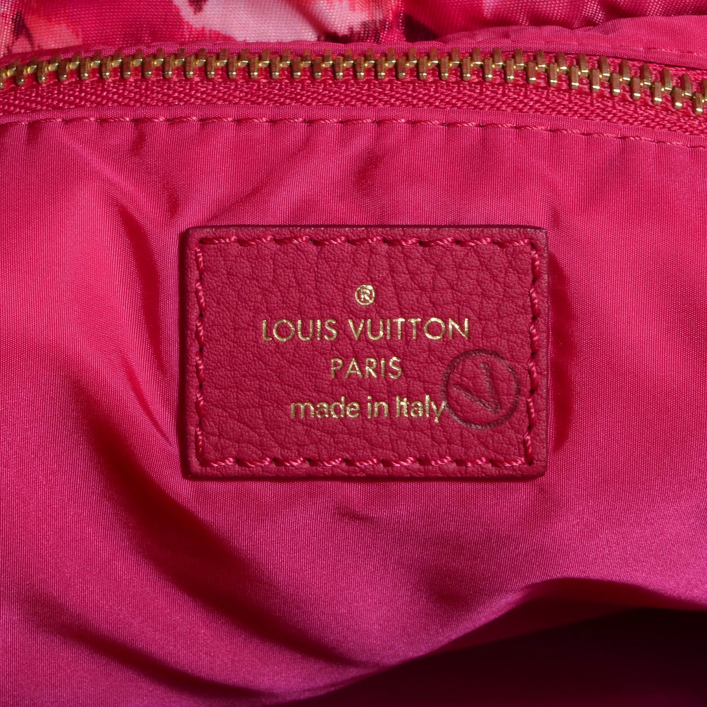 Nylon Monogram Ikat Noefull MM Rose Indien