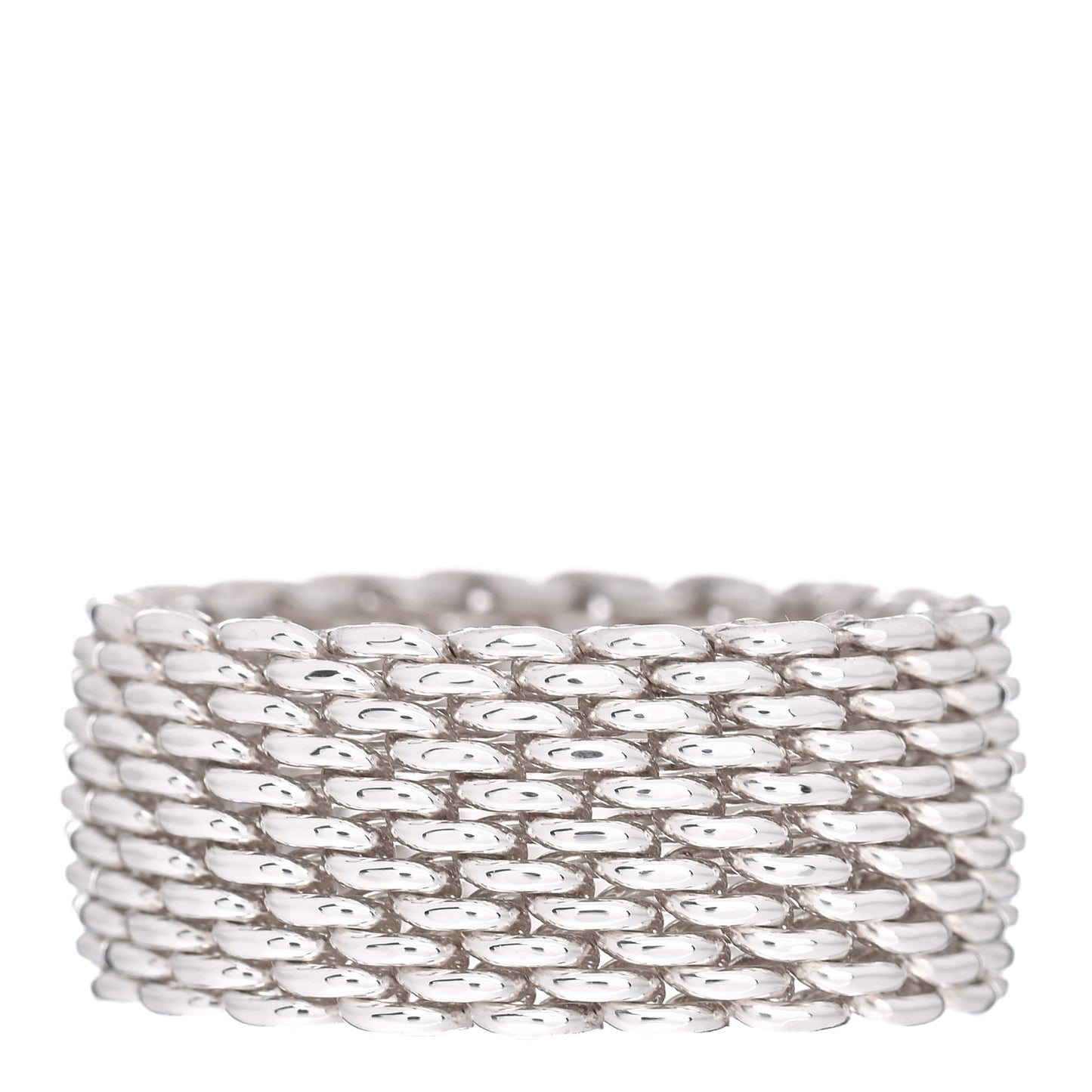 Sterling Silver Somerset Mesh Ring 54 7