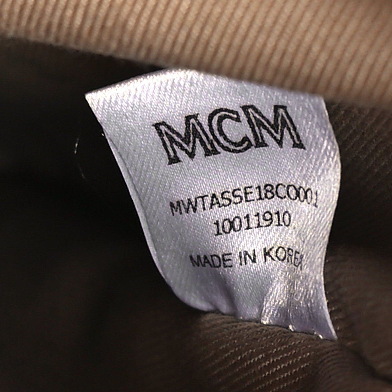MCM Visetos Medium Half Moon Tote Cognac 7 of 14