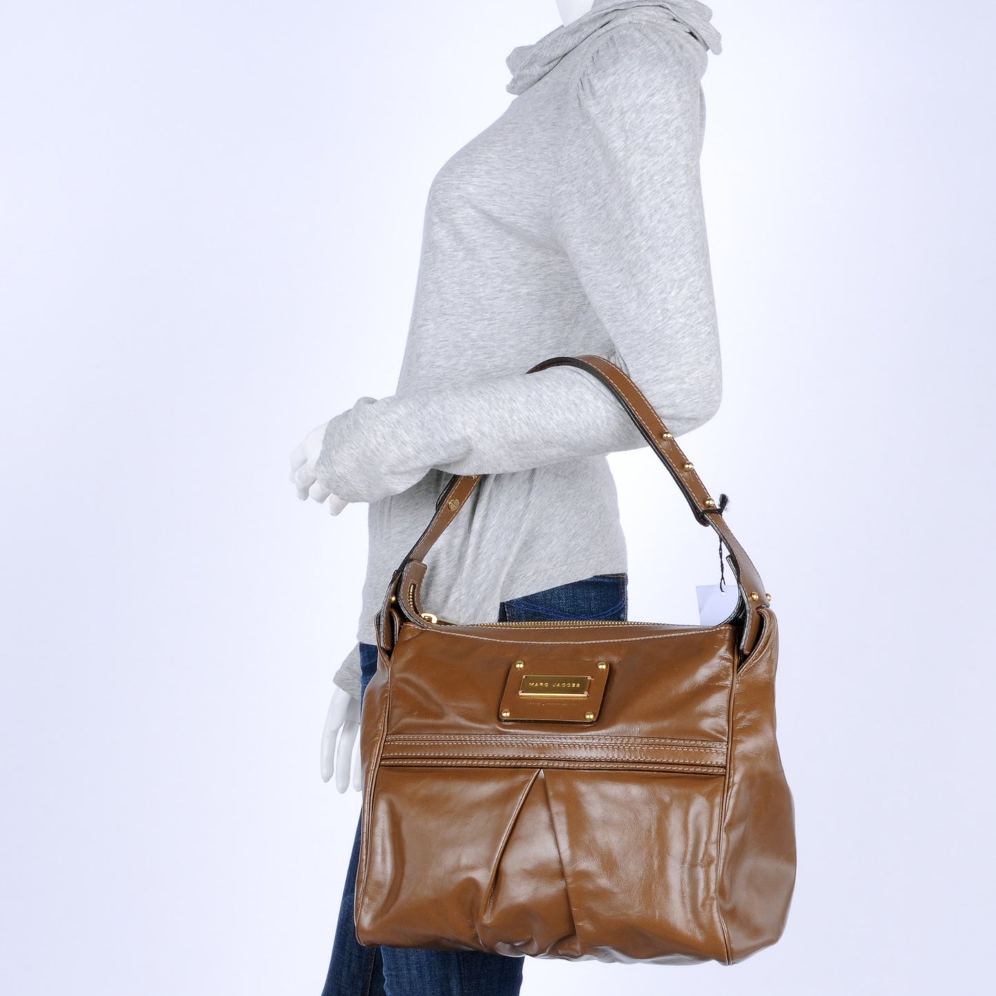 Leather Palais Royal Lorna Hobo Taupe