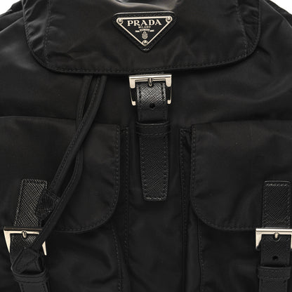 Prada Re-Nylon Saffiano Medium Backpack Black 9 of 11