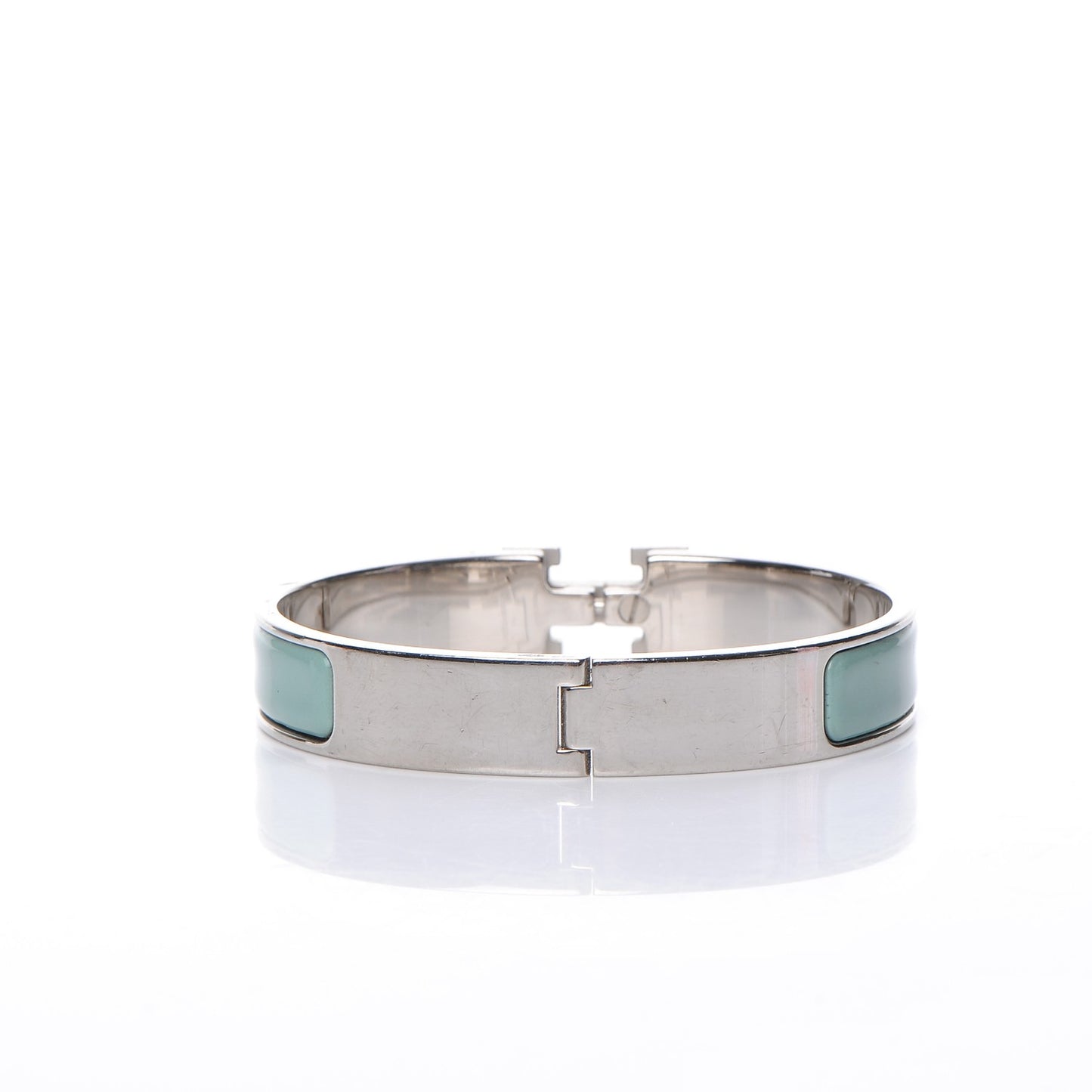 Enamel Narrow Clic Clac H Bracelet PM Jade