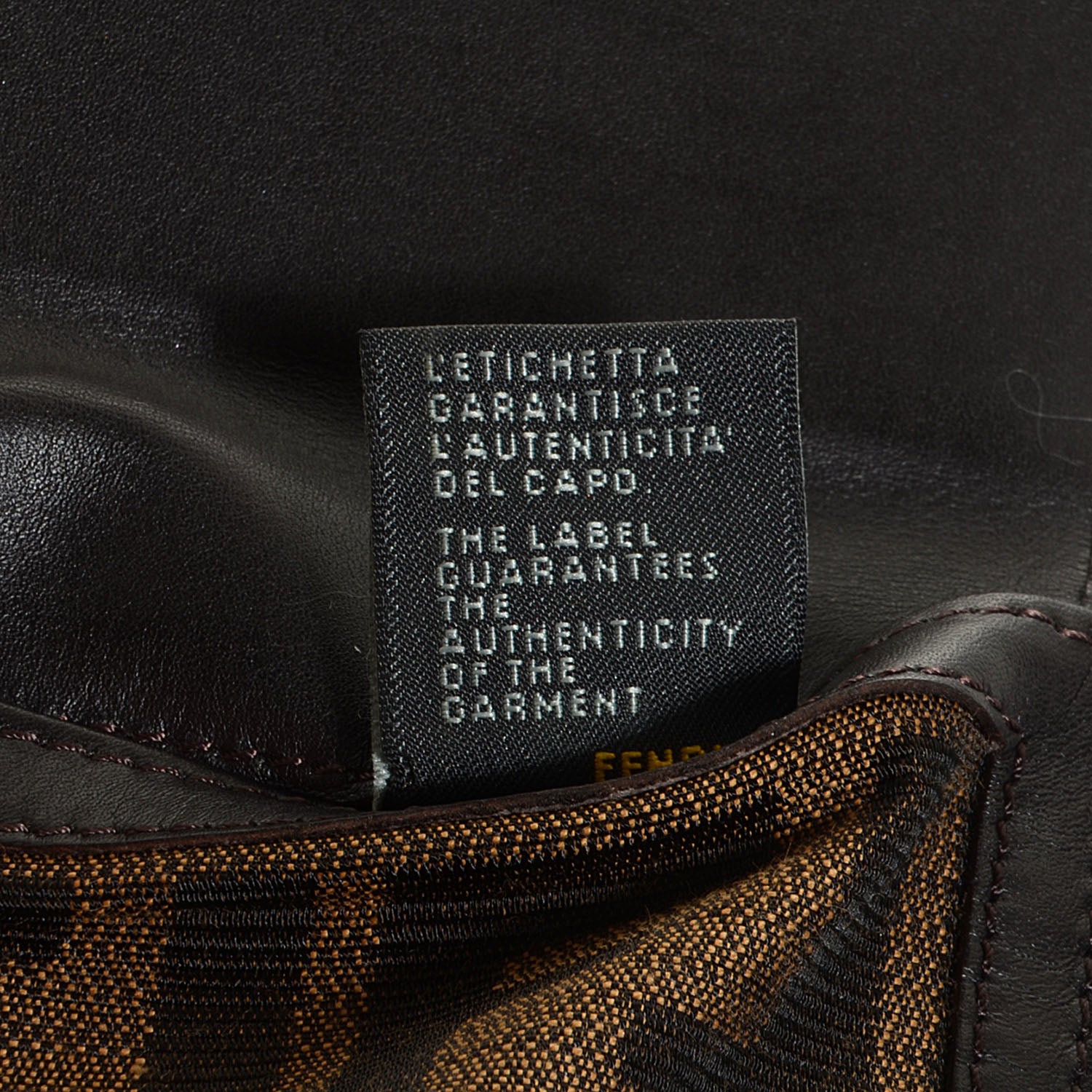 Fendi Zucca Continental Wallet Tobacco 10 of 10