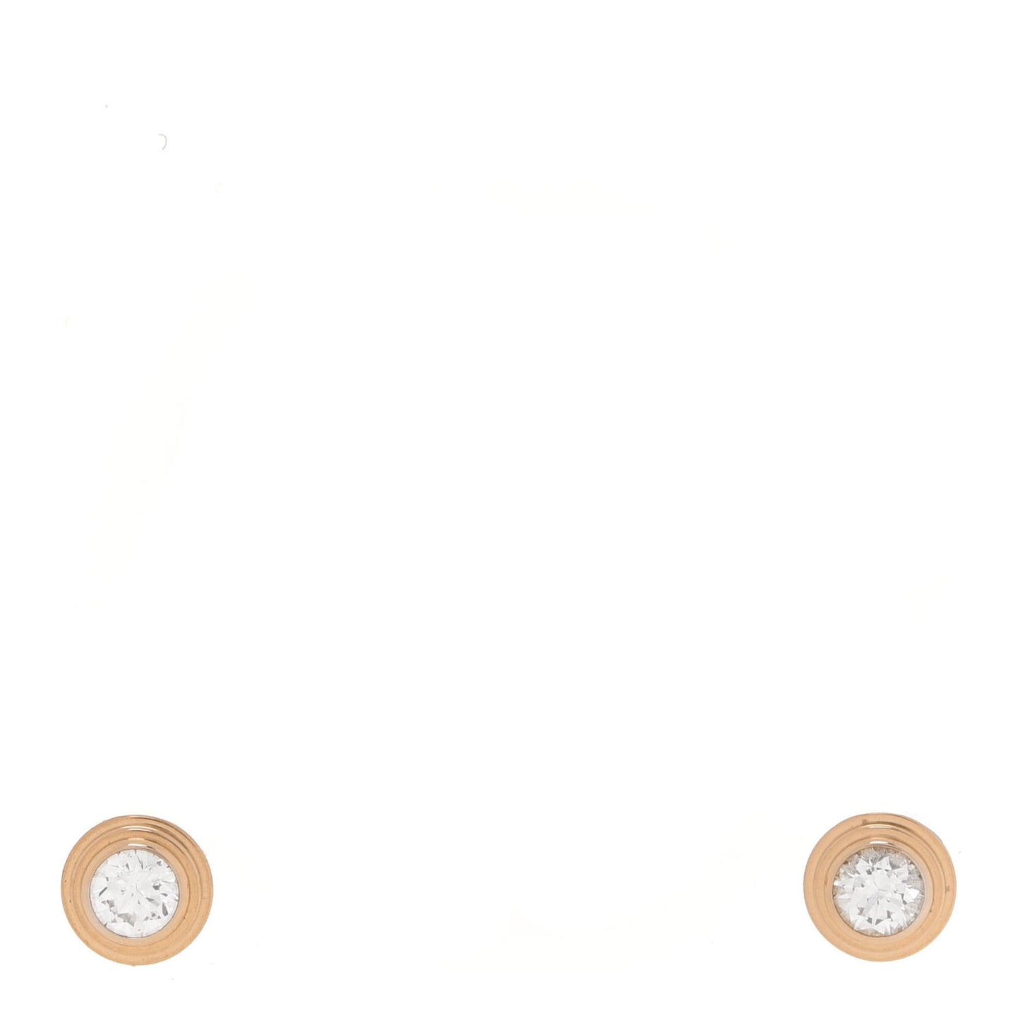 18K Yellow Gold Diamond XS D'Amour Earrings