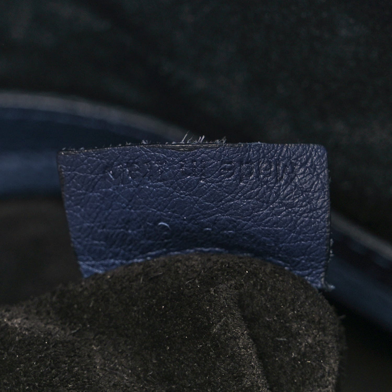 Celine Grained Calfskin Medium Phantom Luggage Indigo 6 of 18
