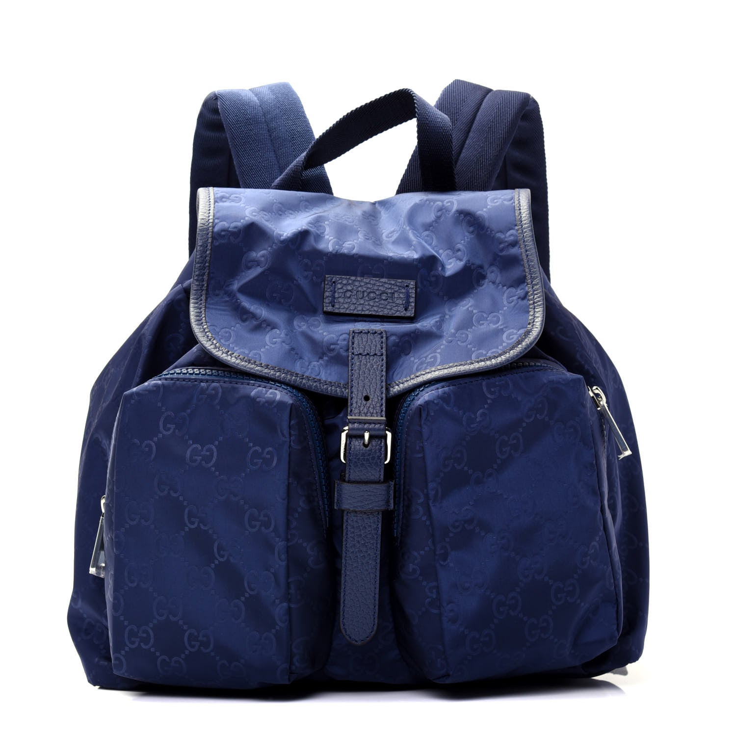 Gucci Nylon Monogram Medium Light Single Buckle Backpack Tide 1 of 12