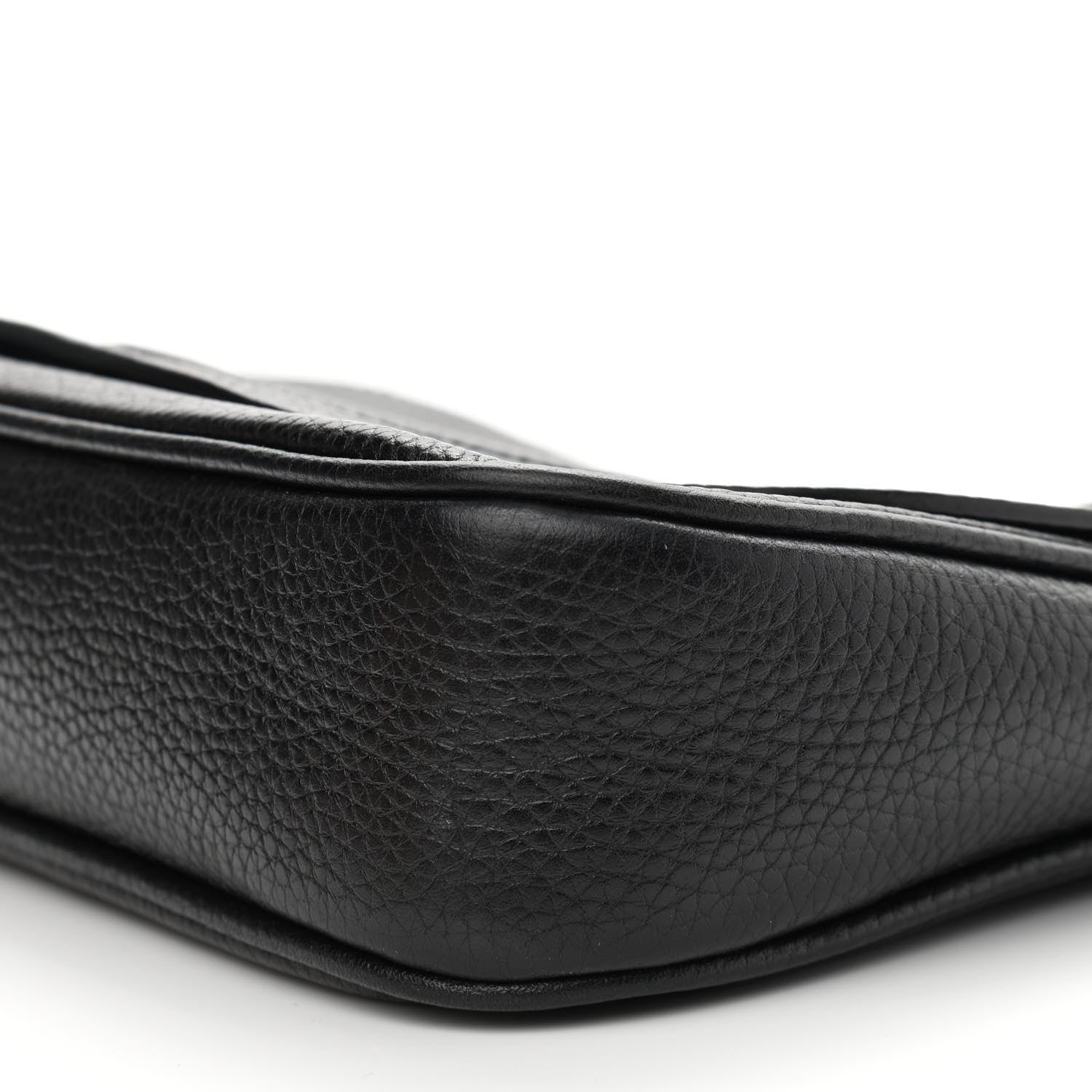 Gucci Pebbled Calfskin Medium Soho Flap Crossbody Black 6 of 11