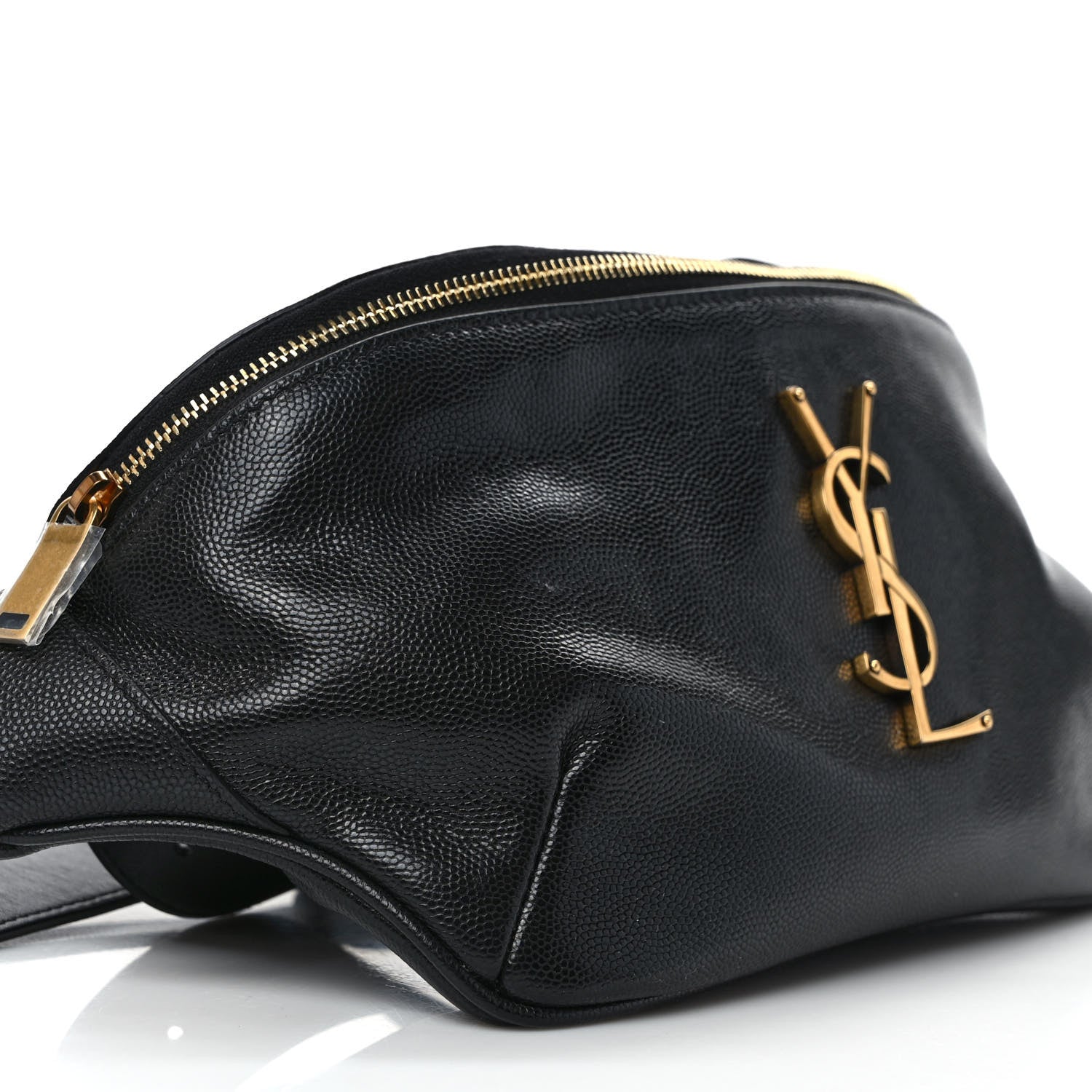 Saint Laurent Grain De Poudre Monogram Belt Bag Black 8 of 10