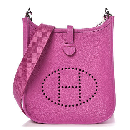 Hermes Taurillon Clemence Evelyne TPM Magnolia 1 of 9
