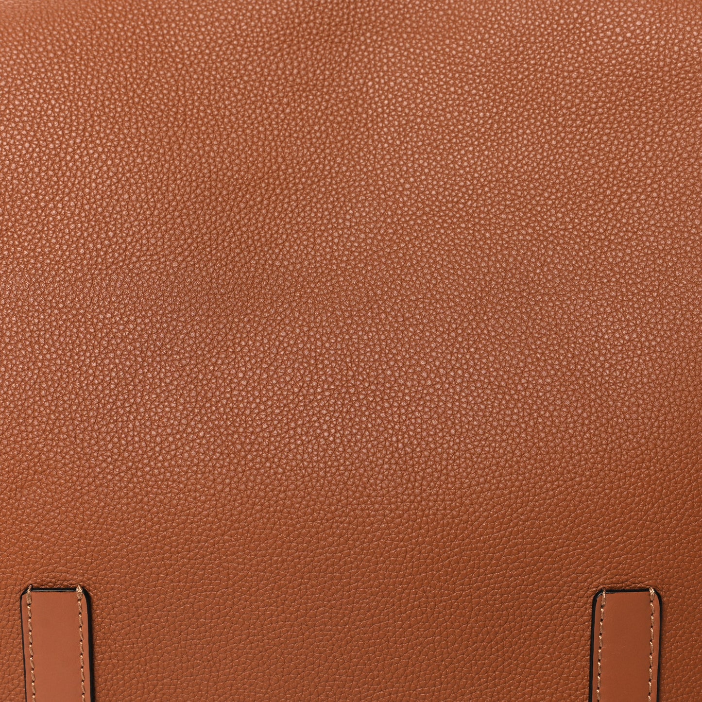 Soft Grained Calfskin Military Messenger Bag Tan