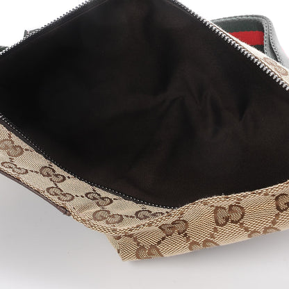 Gucci Monogram Web Belt Bag Dark Brown 5 of 8