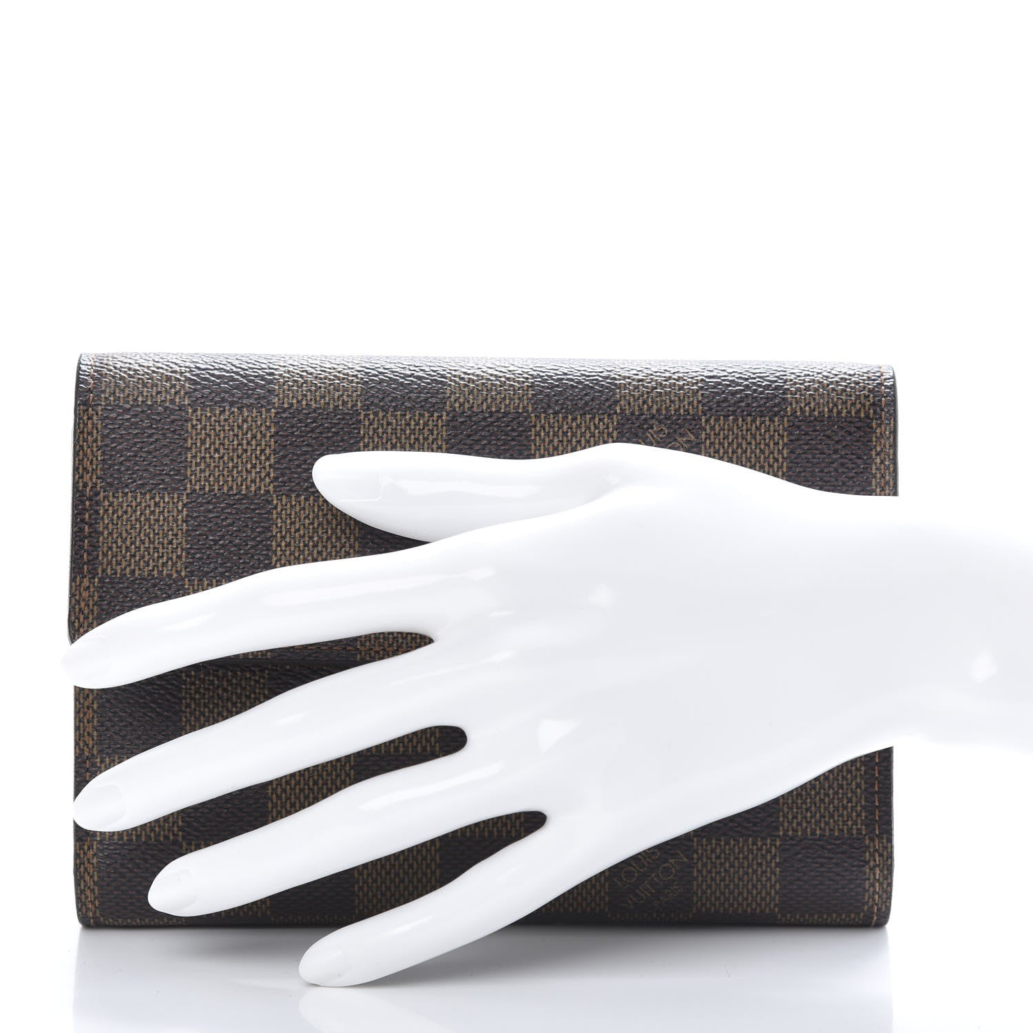 Louis Vuitton Damier Ebene Porte Tresor Etui Papier Wallet 2 of 7