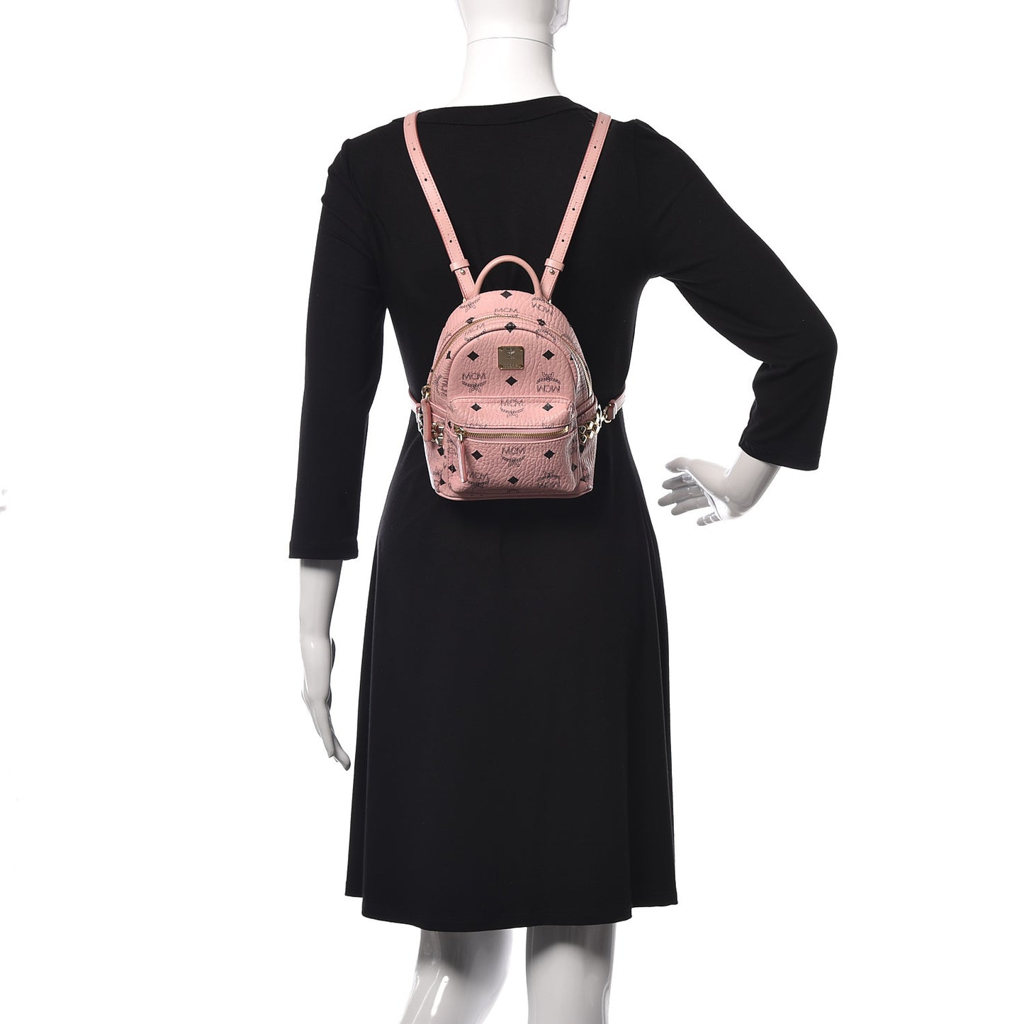 Visetos Side Stud X- Mini Stark Backpack Pink