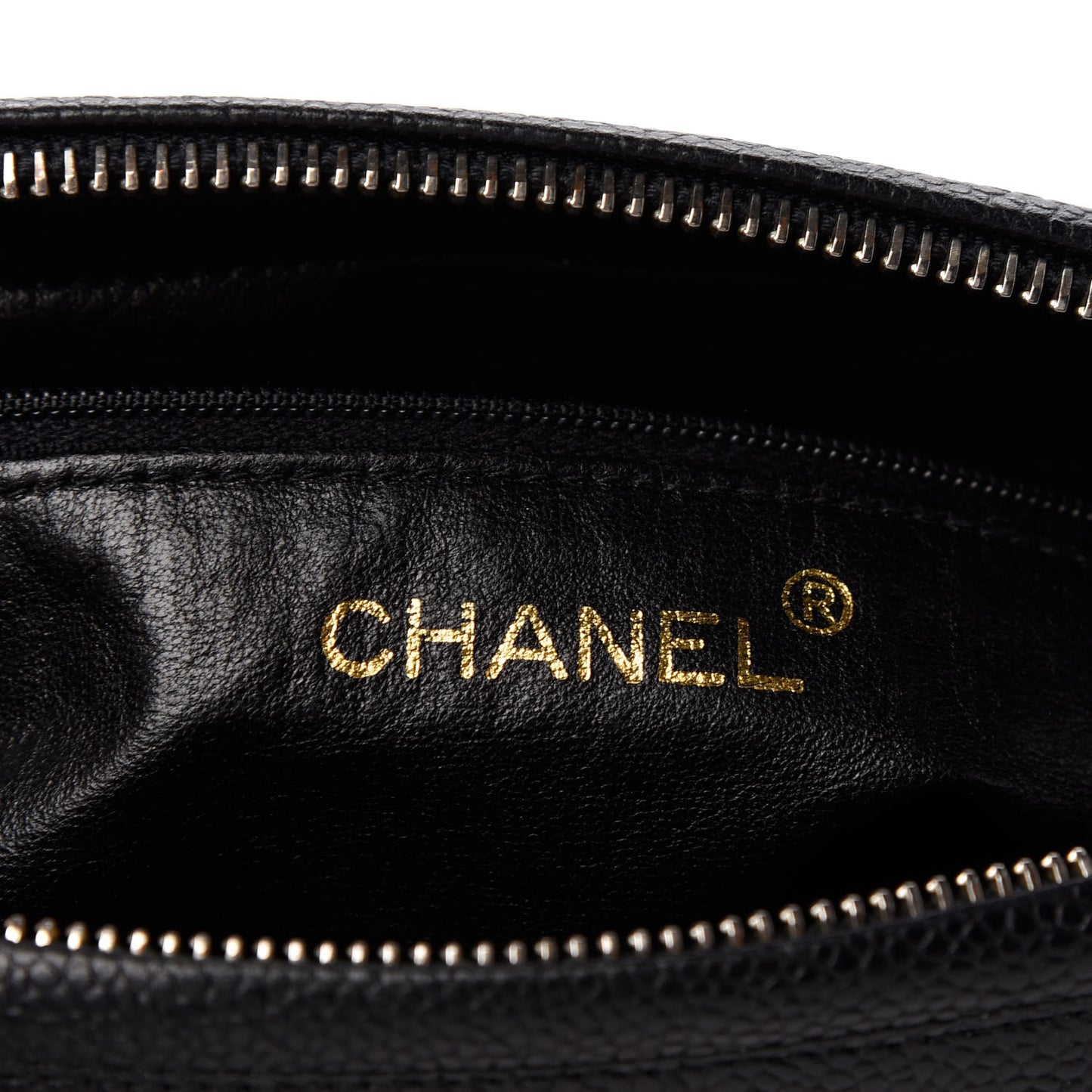 Caviar Quilted Camera Case Black