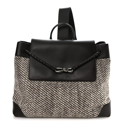 Bottega Veneta Wool Calfskin Large Andiamo Backpack  Ecru Brown 1 of 9